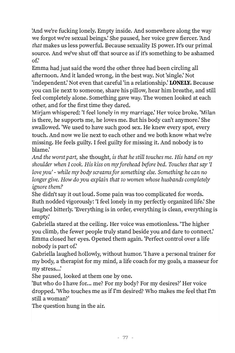 Secret Desires by Dahlia Midnight — excerpt, page 77