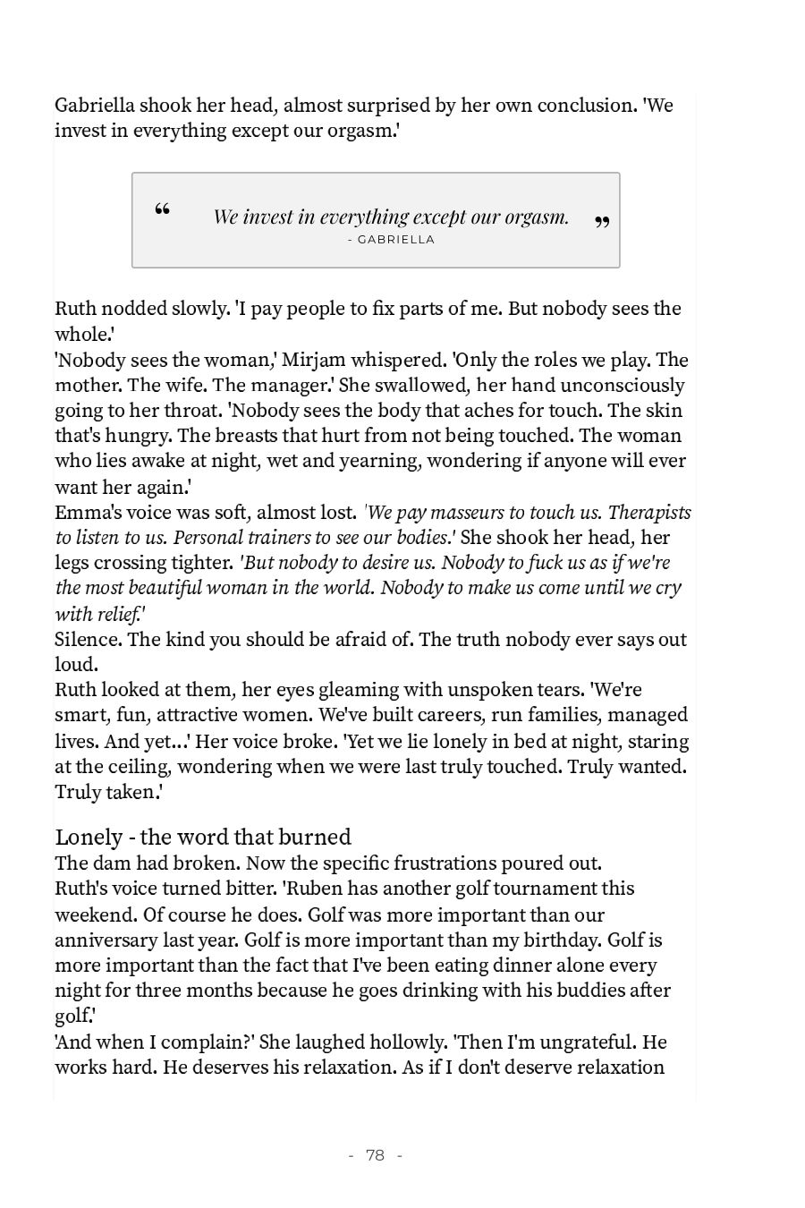 Secret Desires by Dahlia Midnight — excerpt, page 78