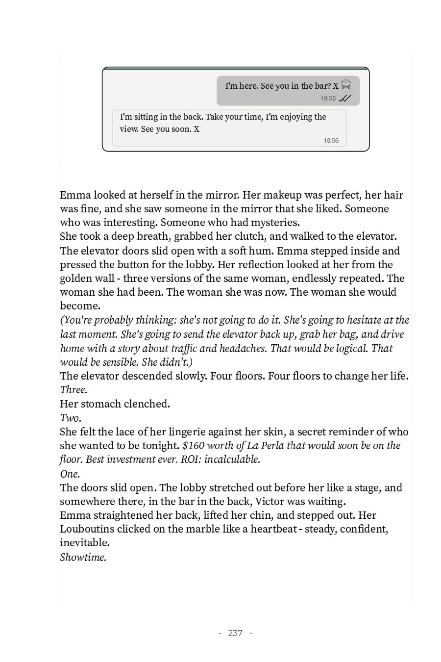 Secret Desires by Dahlia Midnight — excerpt, page 237