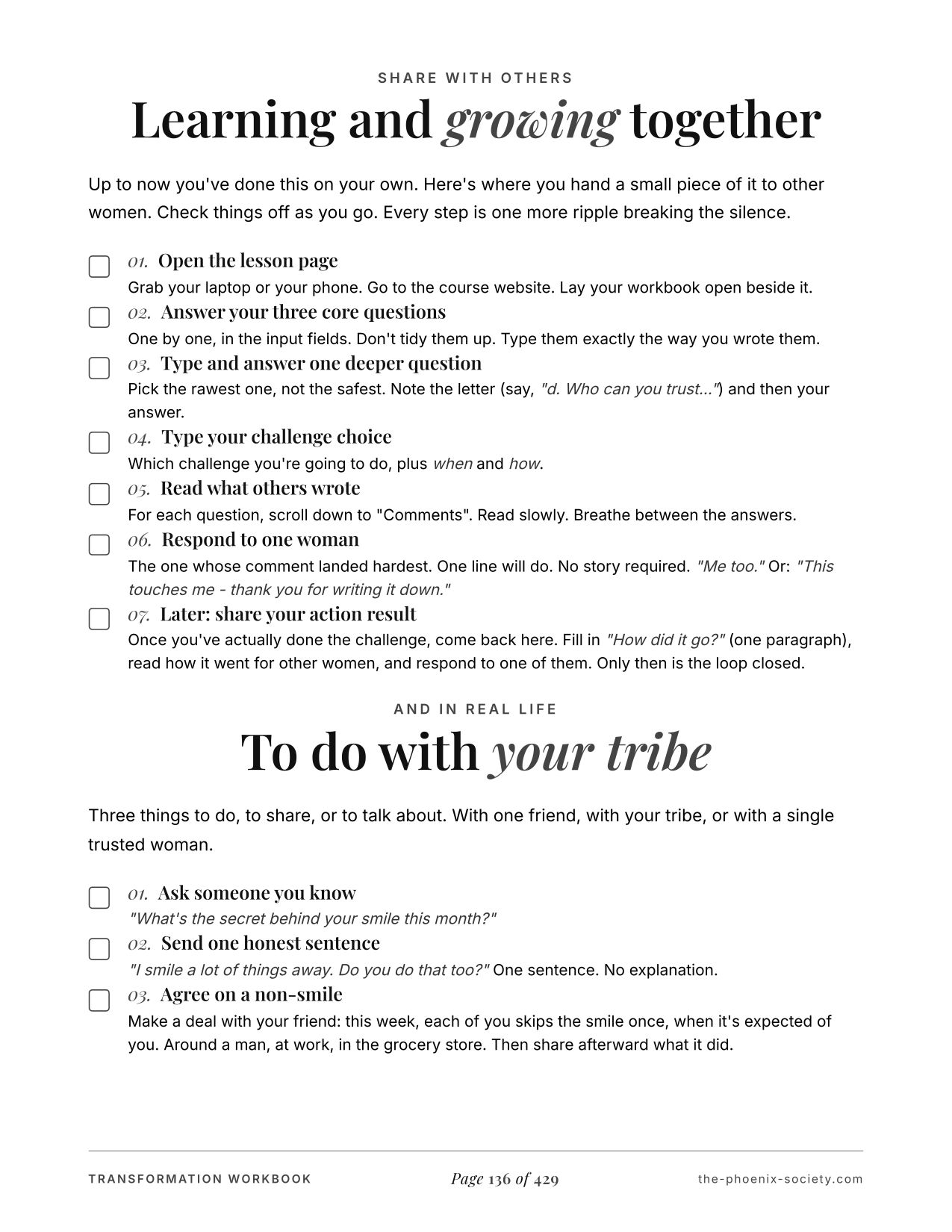 Secret Desires by Dahlia Midnight — transformation edition workbook, page 138