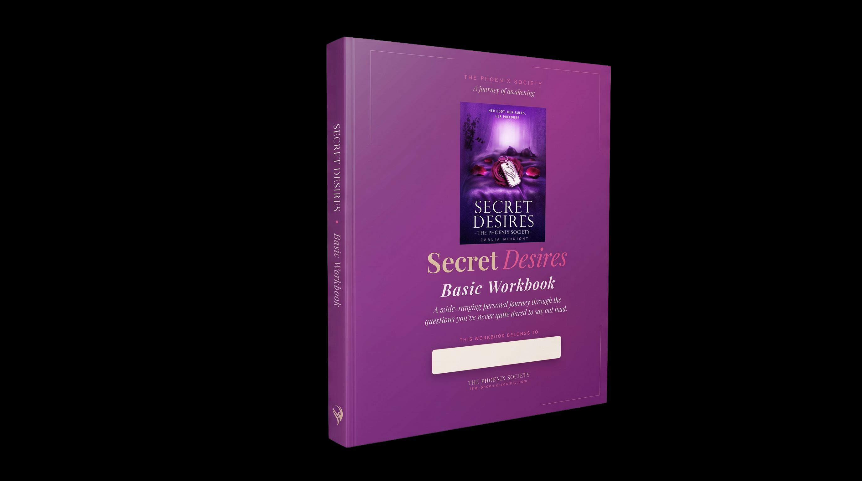 Secret Desires by Dahlia Midnight — basic edition workbook cover