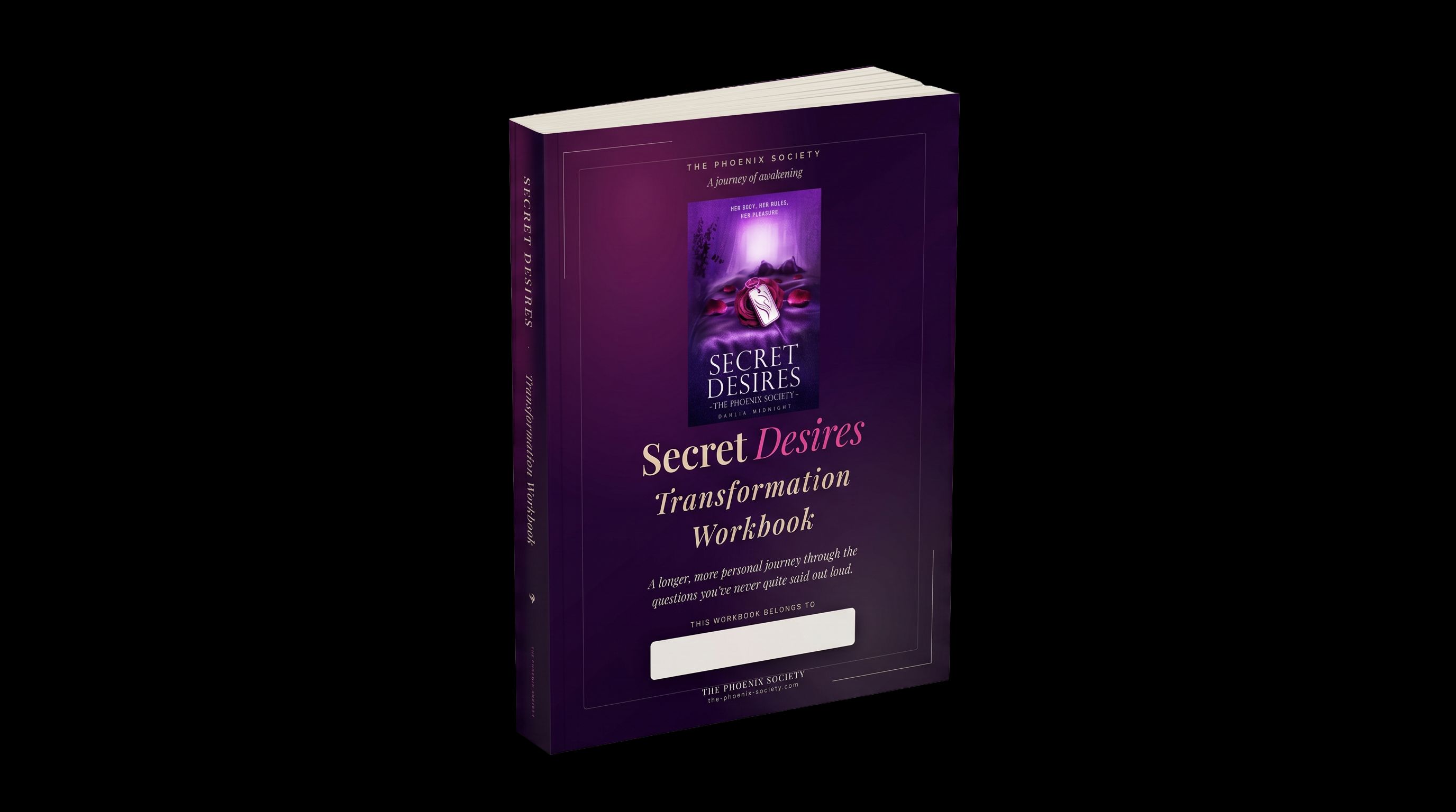 Secret Desires by Dahlia Midnight — transformation edition workbook cover