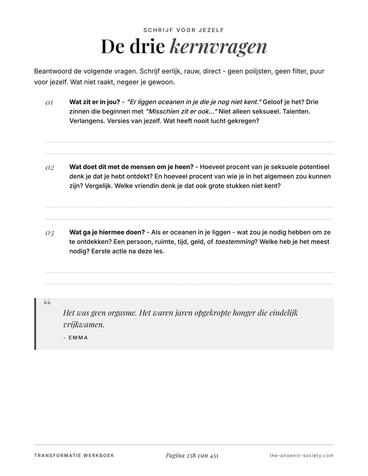 Verborgen Verlangens van Dahlia Midnight — transformatie-editie werkboek, pagina 260