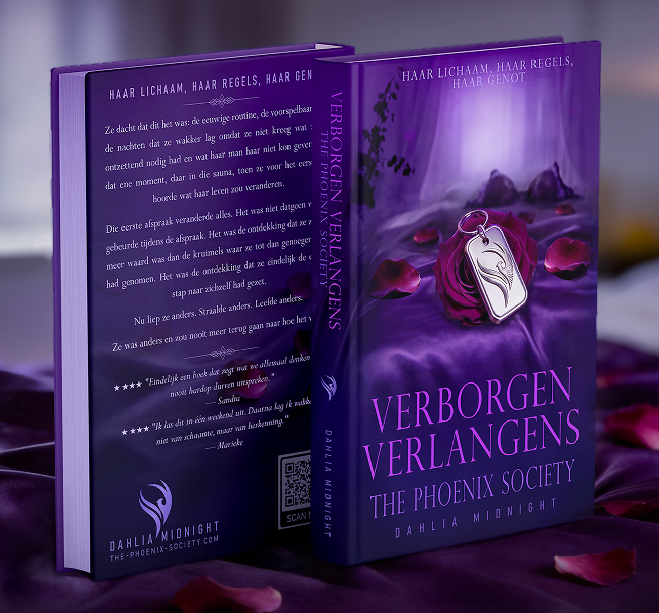 Verborgen Verlangens - The Phoenix Society - Boekomslag